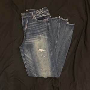 Almost Famous Distressed Blue Jeans